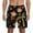 Black, variant on Monkeys Swinging from Palms for Men's Swimming Trunks Swim Trunks Quick Dry Swim Shorts with Mesh Lining Funny Swimwear Bathing Suits