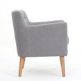 thumbnail image 4 of Geelong Fabric and Birch Wood Club Chair, 4 of 8