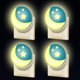 thumbnail image 1 of Luz Nocturna Infantil Zhang Ming con Toma Eléctrica 4 Piezas LED Sensor Crepuscular, 1 of 5