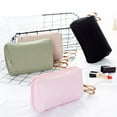 thumbnail image 4 of Women Toiletry Bag small bag Organizer Case Cosmetic bag Makeup bag storage bag Coin pouch NAVY BLUE, 4 of 8