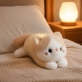 thumbnail image 5 of Siamese Cat Plush Toys Cute Lying Fluffy Kitten Stuffed Animal Soft Sleeping Pillow Long Lasting Plush Material Comfortable Cuddly Companion for Nap Playtime Home Decor Kids and, 5 of 7