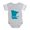 Heather Gray, variant on CafePress - 3 Minnesota - Cute Infant Baby Football Bodysuit