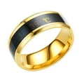 thumbnail image 1 of Fiudx Anillo de Monitoreo de Temperatura, Pantalla de Temperatura Que Cambia de Color, Monitoreo Del Estado de Ánimo y La Salud, Diseño de Acero Inoxidable, Alivio Del Estrés, Mejora El Sueño, Regalo, 1 of 1