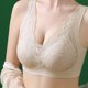 thumbnail image 3 of Sujetadores para mujer Cobertura total inalámbrica Tallas grandes Sin relleno Confort Sujetador suave (color de piel), 3 of 6