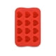 thumbnail image 2 of Naiovety Bandejas de cubitos de hielo Moldes de chocolate en forma de corazón de silicona Molde flexible para hornear Cocina Comida Fiesta Cocina y Comedor En forma de corazón/Rojo, 2 of 6