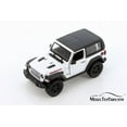 thumbnail image 2 of 2018 Jeep Wrangler Rubicon Hard Top, White - Kinsmart 5412DK/WT - 1/34 scale Diecast Model Toy Car (Brand New but NO BOX), 2 of 6
