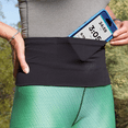 thumbnail image 5 of Running bag, Travel Belt, Workout Waist Pack , Money, Passport, and Other Valuable Items - white grey, 5 of 5