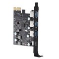 thumbnail image 4 of PCI-E 1 a USB 3.0 Hub Splitter Controller Riser Card para Windows/7/8/8.1/10/XP, 4 of 9
