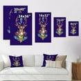 thumbnail image 4 of Designart Cute Christmas Deer Portrait Modern & Contemporary Canvas Wall Art, 4 of 4