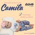 thumbnail image 4 of Muñeca Reborn Camila 55cm REDOLL | Caucho Suave Full Body con Movimiento Real | Tiara de Princesa y, 4 of 4