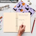 thumbnail image 4 of FORMRS 1-Subject Spiral Notebook 8" x 5" College Ruled 60 Refillable Sheet, 2 Pack, Purple Halloween Pumpkin, 4 of 7