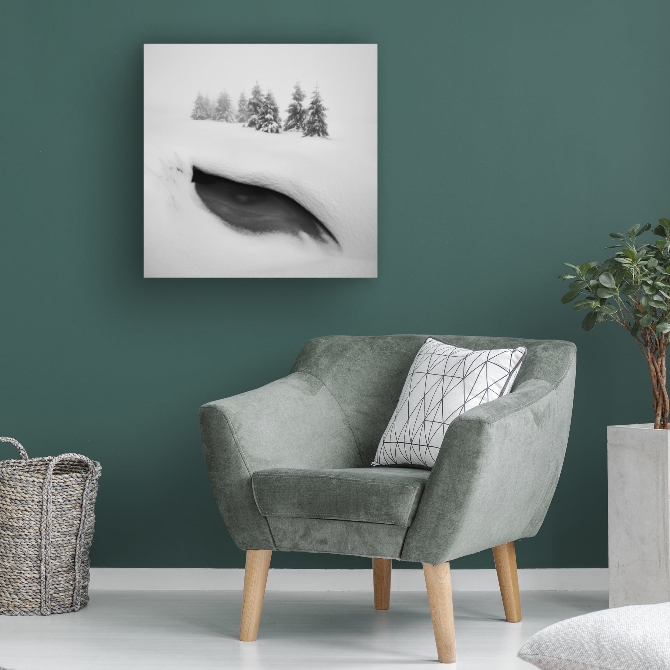Canvas Wall Art - Daniel Rericha 'Dragon Eye' Wall Art for Living Room, Bedroom, or Office D?cor by Trademark Fine Art - 18 x 18 Inches