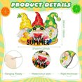 thumbnail image 3 of Crossing The Border Summer Gnome Gnomes The Door Wooden Hanging Ornaments Wooden Hanging Signs Decorative Yard House Door Wooden Pendants, 3 of 7