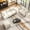 Beige, variant on BedLuxury 112" Modular Sectional Sofa with 2 Moveable Storage Ottoman, Cloud Couch Seats 6, Modern Living Room Furniture, Chenille Black