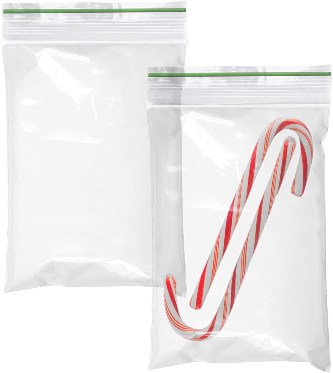 500 5x7 Reclosable Resealable Clear Zipper Plastic Bags 4 Mil 5" x 7" 