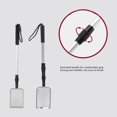 thumbnail image 3 of Adjustable Stainless Steel Chicken Poop Scooper, Extendable Long Handle Cat Litter Sifter, Welded Metal, Non Stick, Efficient Cleaning Tool for Poultry Owners, 3 of 7