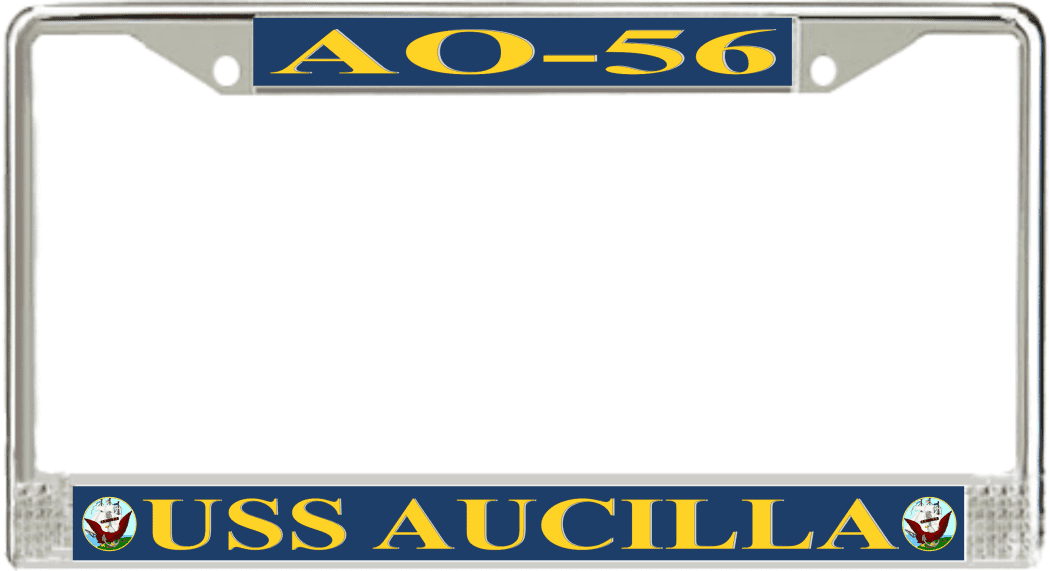 USS Aucilla AO-56 License Plate Frame