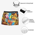 thumbnail image 6 of Daiia Colorful Giraffes with Drinks Men's Underwear Boxer Briefs, Cotton Stretch Moisture-Wicking Underwear-Large, 6 of 9