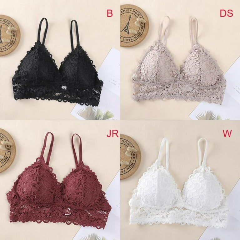 French Embroidery Sexy Lingerie Woman Thin Deep V Push up