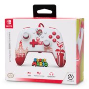 PowerA Enhanced Wired Controller for Nintendo Switch - Mario Red/White