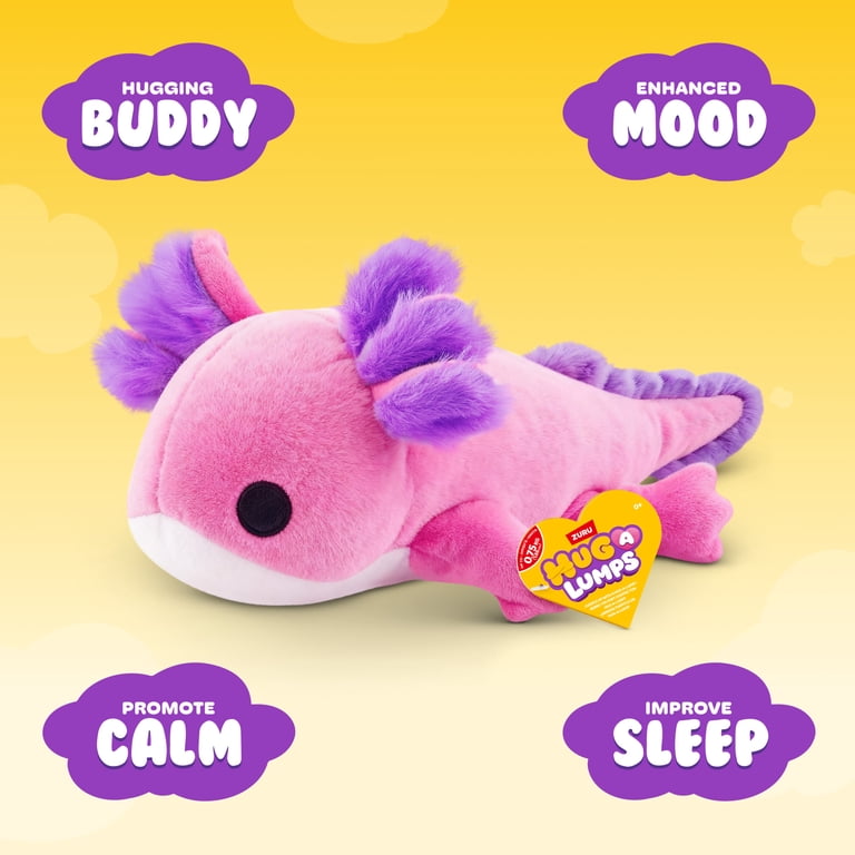 Hug-A-Lumps Ally the Axolotl Weighted Plush Toy photo 2