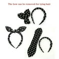 thumbnail image 4 of Girls Cute Sweet Bunny Ears Bow Knot Hair Hoop Hairband Head-wear Accessories, 4 of 11