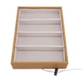 thumbnail image 2 of Bandeja Organizadora De Gafas De Sol, Caja De Bandeja Para Gafas, Terciopelo Con 4 Ranuras Para Reloj, 2 of 7