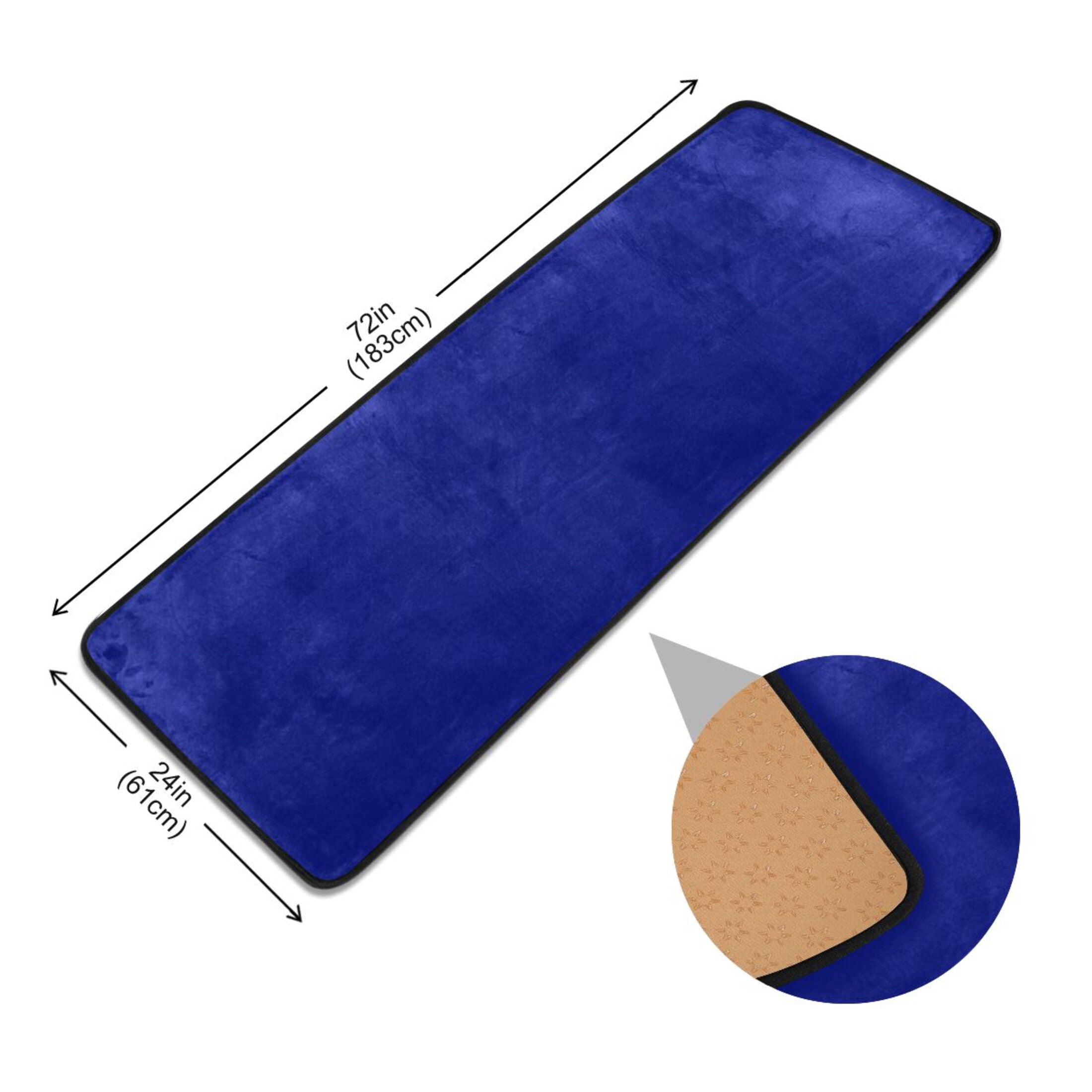 Ryvnso Navy Hallway Runner Rugs Floor Carpet Non Slip Entryway Mat 2' x 6'