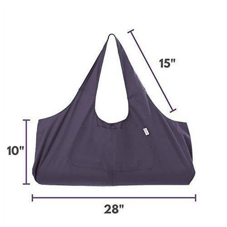 Large Yoga Mat Bag Large Yoga Mat Tote Sling Carrier w/ Side Pocket