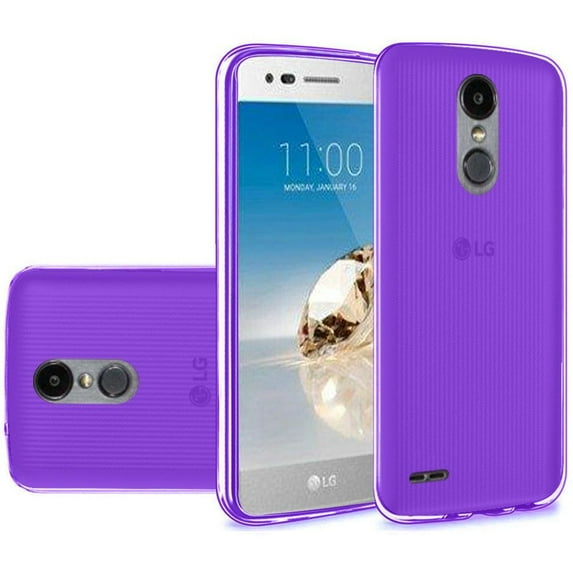 For LG Aristo 2/Fortune/Tribute Dynasty Case, by Insten TPU Rubber Candy Skin Clear Case Cover For LG Aristo 2/Fortune/Tribute Dynasty