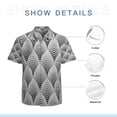 thumbnail image 7 of High Quality Hawaiian Shirts for Men Short Sleeve Aloha Beach Shirt Floral Summer Casual Button Down Shirts Blouses KC8DTC, 7 of 7