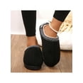 thumbnail image 6 of Women Non-Slip Mute Slippers Cozy Fleece Lining Multi-Color Solid Warm Comfortable Footwear, 6 of 7