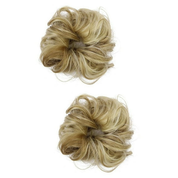 2 Pieces Human Hair Topper Drawstring Ponytail Extensions