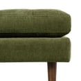 thumbnail image 4 of Poly and Bark Napa Velvet Ottoman in Distressed Green, 4 of 10