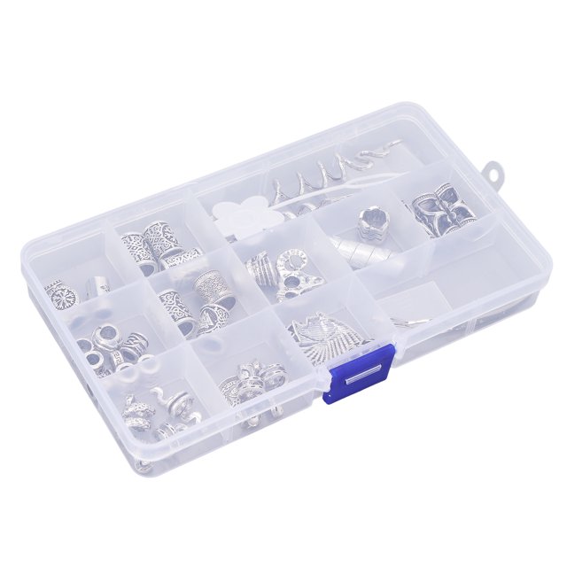 Cuentas de joyería para rastas 34 Uds exquisita aleación bordes redondeados resaltan el peinado trenzas de pelo cuentas para rastas para collar DIY ANGGREK Otros