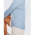 thumbnail image 4 of CRZ YOGA Lightweight Long Sleeve Workout Shirts for Women Gym Running Tshirts Athletic Training Tops, 4 of 5