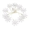 thumbnail image 1 of Cadena de luces LED blanca de copo de nieve YONGSHENG para árbol de Navidad 1.65 metros 10 luces, 1 of 2