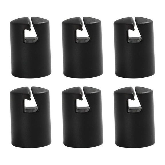 6 Pieces Trampoline Enclosure Pole Black Trampoline Accessories