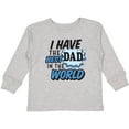 thumbnail image 3 of Inktastic I Have the Best Dad in the World Boys Long Sleeve Toddler T-Shirt, 3 of 5