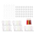 thumbnail image 2 of 50 Piezas Huevos de Pascua Kit de Manualidades Artesanías Pintables Falsos con Lápices Colgantes para Niños Adecuado para Fiestas Pascua y Decoración del Hogar, 2 of 8