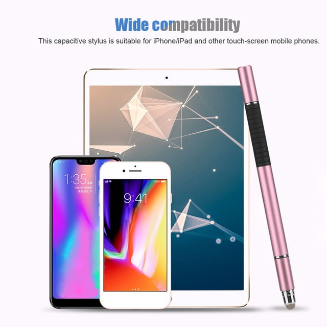 Stylus, Wide Compatibility Portable Touchscreen Pen, Sensitive for Mobile Phone Tablet Black,Silver,Blue,Rose gold,Red