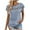 Light Blue-02, variant on STETMN Womens Summer Casual Tops Knit Hollow Out Shirts Trendy Short Sleeve Crew Neck Tops Blouses