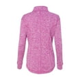 thumbnail image 3 of Ladies' Cosmic Fleece Quarter-Zip - MAGENTA/ NEON YL - S, 3 of 3