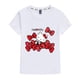 thumbnail image 5 of Ropa infantil de Hello Kitty, camiseta informal de verano a la moda de manga corta con estampado de dibujos animados para niña, camiseta transpirable de algodón puro para niño, nueva, 5 of 5