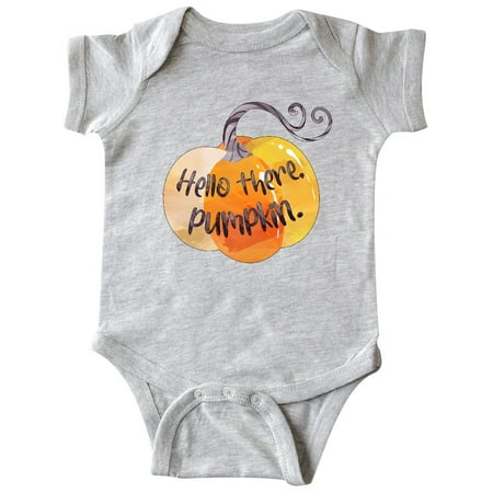 

Inktastic Fall Hello there Pumpkin Gift Baby Boy or Baby Girl Bodysuit