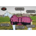 thumbnail image 5 of 70" 1200D Turnout Waterproof Rain Horse SHEET Light Winter Blanket  374B, 5 of 5