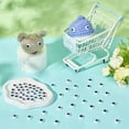 thumbnail image 4 of 80pcs Realistic Eyes 10mm Half Round Eyeballs 4 Colors Craft Eye Acrylic Hollow Eyeball Eye for DIY Craft Stuffed Animal Amigurumi Party Decor Sculptures Props, 4 of 5