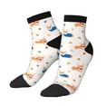 thumbnail image 3 of Salouo Corgi Dog And Heart Pattern Unisex Middle Tube Socks,Middle-Finger Knee High Socks Over The Calf Tube Stocking Crew Stockings for Women and Men Tube Socks, 3 of 8