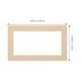 thumbnail image 2 of WRITWAA Wooden Switch Cover Wall Socket Panel Plate Decor Beech Khaki Outlet Cover 1 Set, 2 of 6