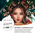 thumbnail image 4 of 9 Pairs Elk Ornament Holiday Earrings Women Holiday Jewelry Set Lovely Xmas Jewelry Xmas Earrings------Product code 64378, 4 of 5
